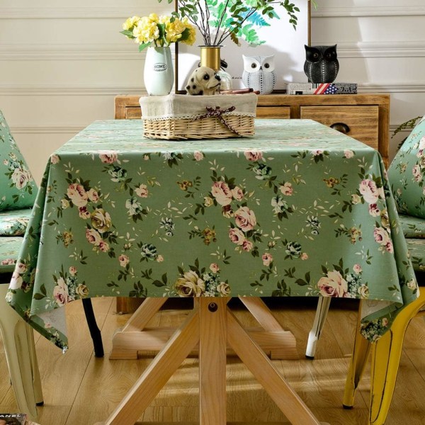 Mote design blomstertrykk duk hjem vaskbar bomull