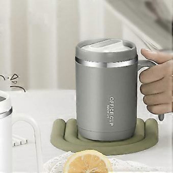 500ml Värmeisolerad Kaffemugg Stor Kapacitet Portabel Mugg för Varmt Te Kaffe Vatten Mjölk