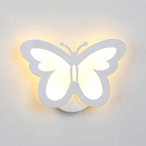 Vägglampa Fjärilsform Vägglampa Fjärilslampa Led-ljus