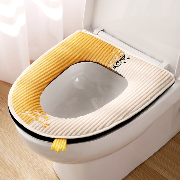 1PCS Toalettstol, Toalettstolsskydd Kuddar, Tvättbar Retractable Toalettkuddematta