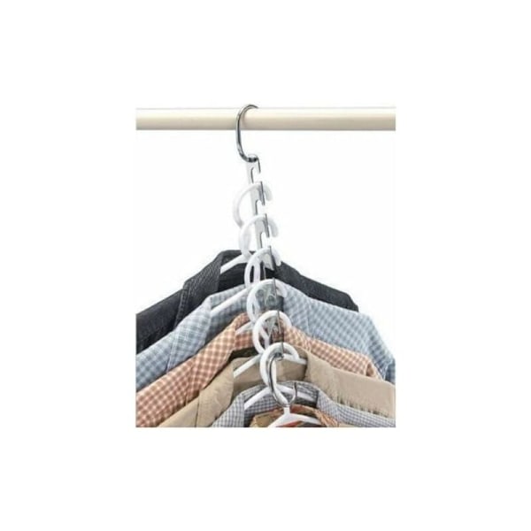 8 stk. Flere kleshengere, plassbesparende kleshengestativ for D