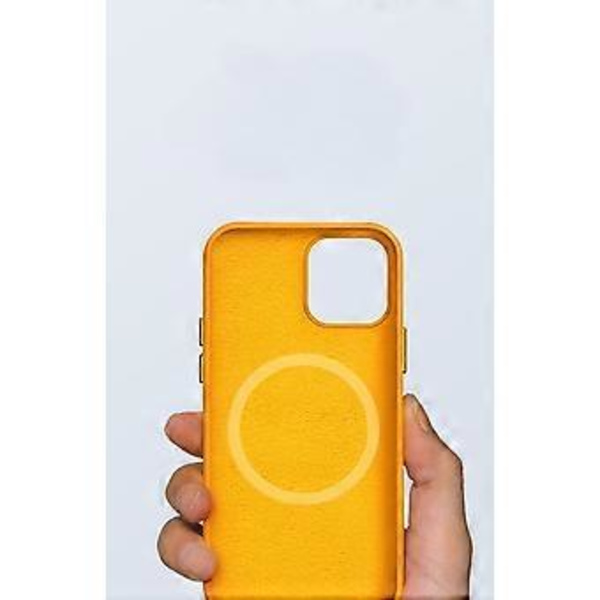 Magnetisk Læderetui til iPhone 14 Pro Max Etui Læder 6,7 tommer Slank og Tynd Design God Udseende Let at Holde