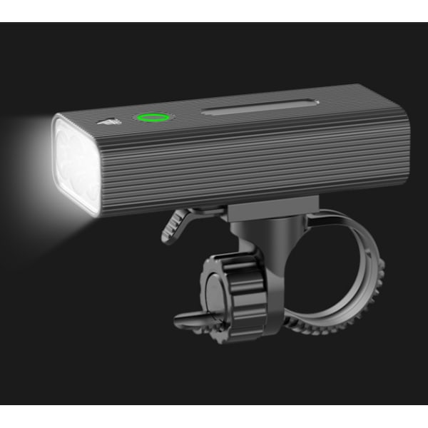 Oppladbar USB, kraftig 2400mAh LED-belysning, foran og bak w
