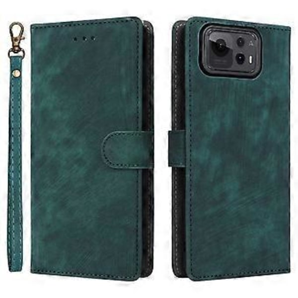 Plånboksfodral för Asus Zenfone 12 Ultra 5G med RFID-skydd, PU-läder, visningsstativ Green