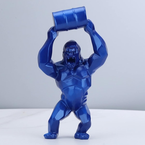 Gorilla Statue, King Kong Statue, Gorilla Dekoration, Stue