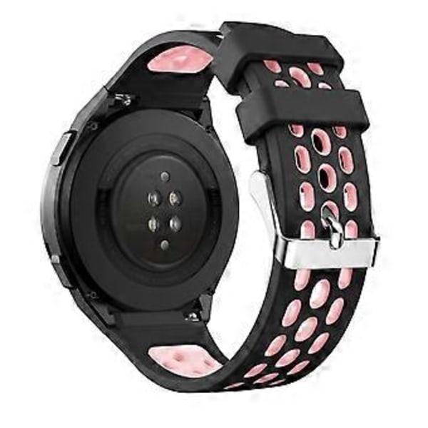 Dubbelfärgat mjukt silikonarmband för Huawei Watch GT 2e