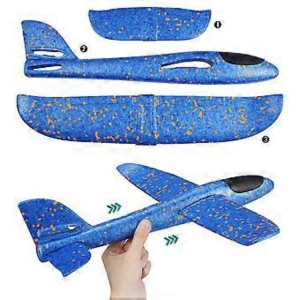 Toyvian 3 kpl Liitävät Lento Lelut Kevyet Heittokoneet Hauskat Lelut Juhlapalvelukset Lapsille 3 Laskuvarjojääkärin Kanssa (Satunnainen Väri)