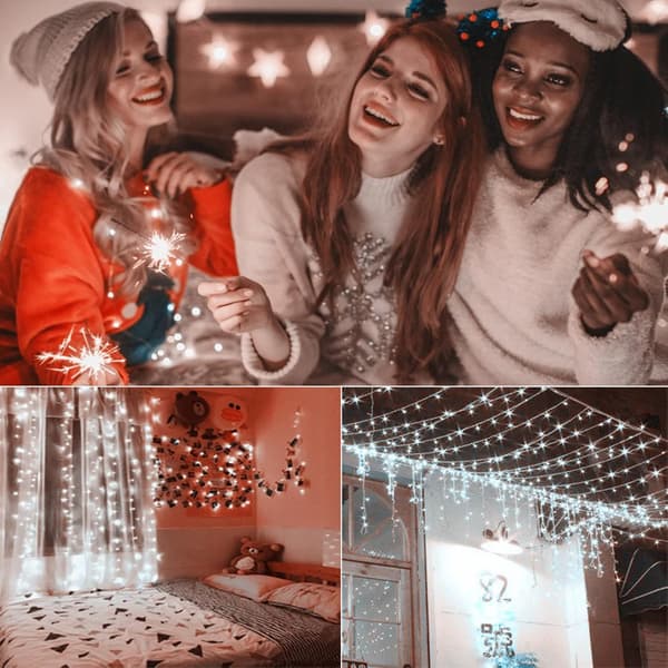 Julelys, Julepynt Snøflak Lyslenke