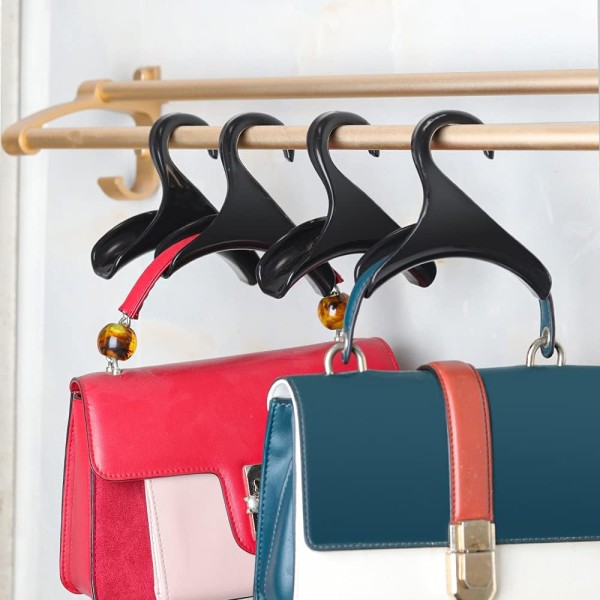 4-pack handväska hängare krok väska rack hållare-svart-handväska hängare Or