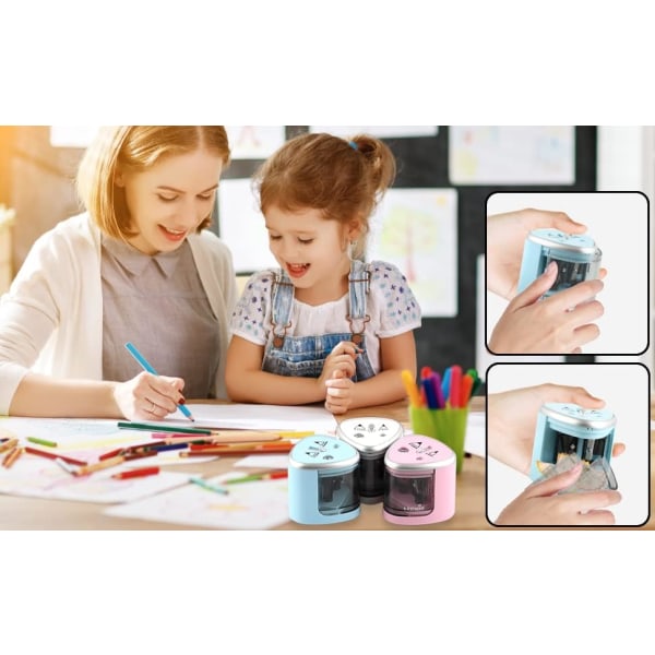 (Sølv) USB Elektrisk Blyantspids, Professionel Blyantspids f
