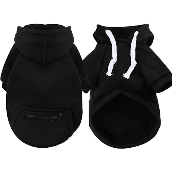Hundtröjor, Husdjurskläder Vinterrock Sweater (Svart)