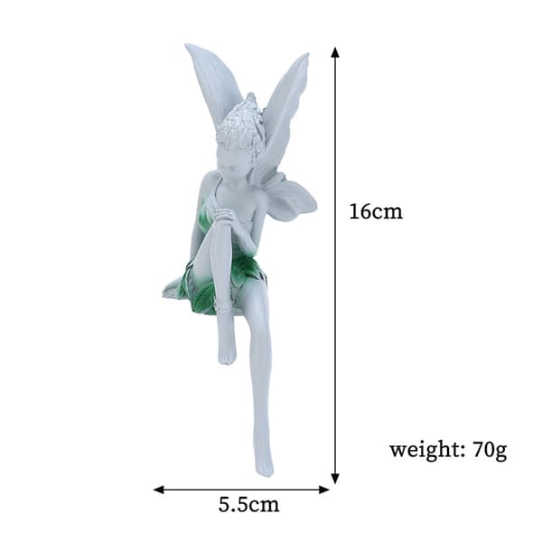 Turek Resin Siddende Fe-Havefigur