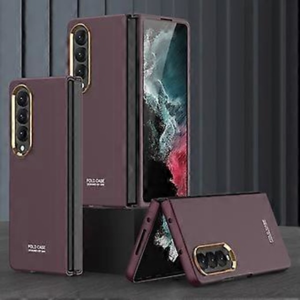 GKK Ultratunt Telefonfodral För Samsung Galaxy Z Fold4 Brown