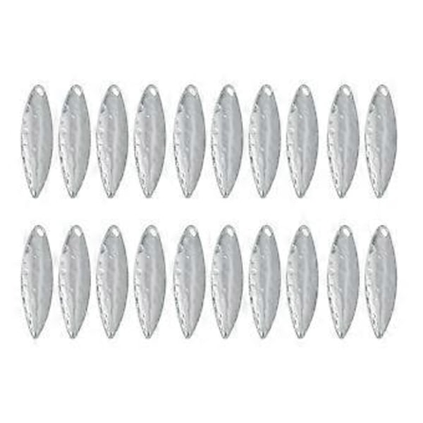 Uistelu Lusikat Spinner - Spinner Uistelu Lusikat Vieheiden Valmistukseen Kalastustarvikkeet DIY Kalastustarvikkeet 20KPL (HopeaA) Silver A