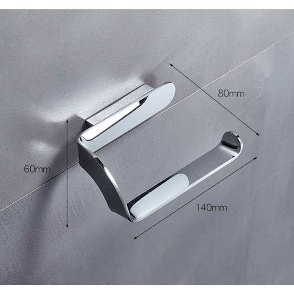 Universal tilbehør toiletrulleholder forkromet, kreativ a