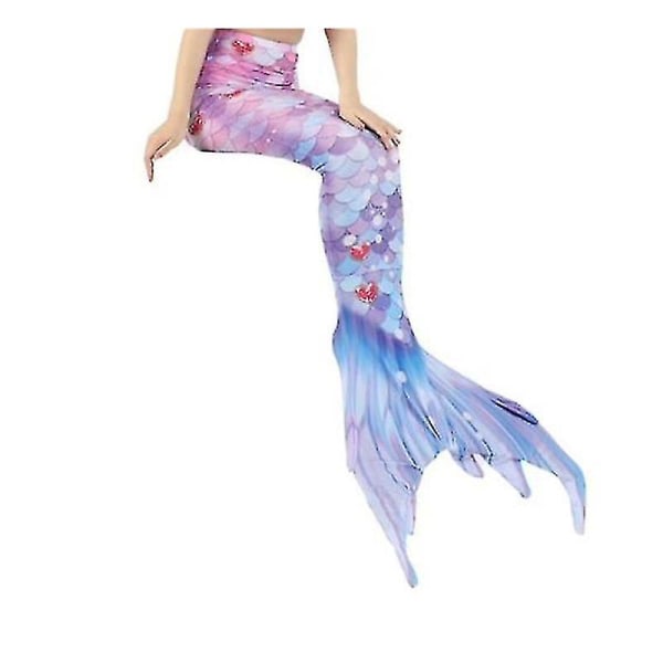 Mermaid Tails For Swimming For Kids And Adults With Monofin -allin.120.Purple