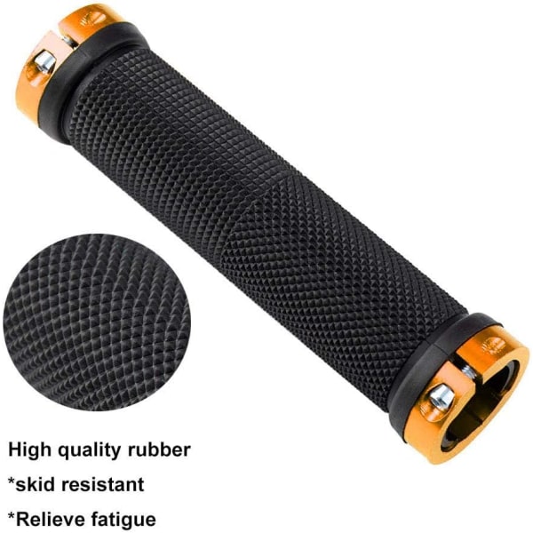 2 Par Premium Sykkelgrep, Ergonomiske Sykkelgrep, Sklisikker Gummi