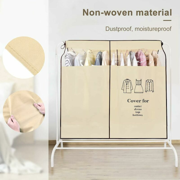 Støvbeskyttelse til tøj 90 × 110 cm Universal beskyttelse