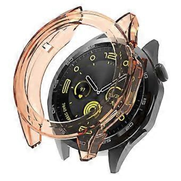 Kompatibelt skyddsfodral för GT4 41/46mm Smartwatch, lättviktigt och hållbart skal, stötsäkert skydd, transparent orange transparent orange 41mm