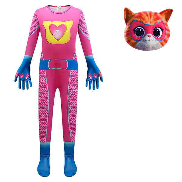 SuperKitties SuperKitty Kostyme Performance Kostyme 150cm Rosa