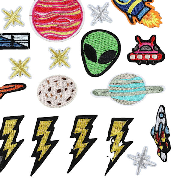 35 stk. Rose Patch Sticker Applique Sy-på Badges Overførsler Jern-