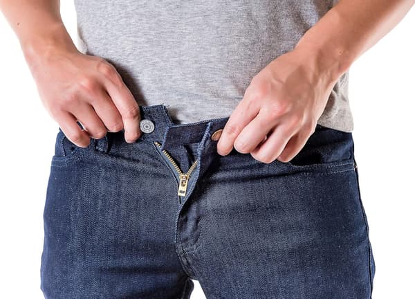 Livviddeforlenger | Knappforlenger for Bukser | Denim Materiale