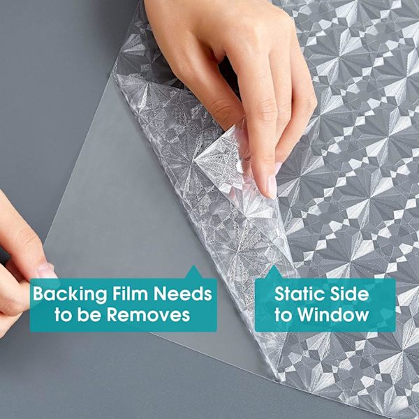 1PC Electrostatic Window Blackout Film Anti UV Anti Peeping for O