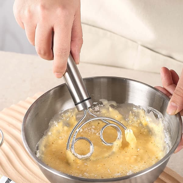 Pastablander i rustfritt stål, kjøkkenhåndmikser