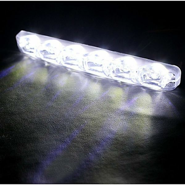 2 stk. 6 LED-kørelys til biler