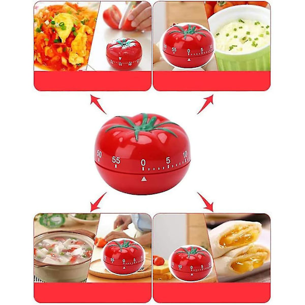 Tomattimer, kökstimer, rolig kökstimer, manuell timer. Han gav henne sin gåva, liten storlek
