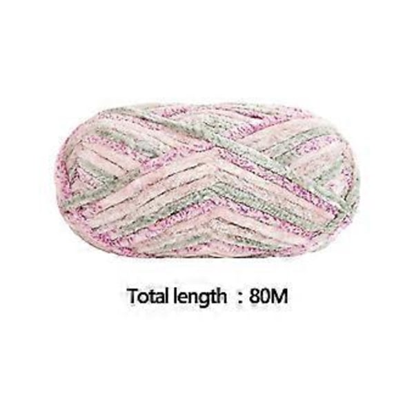 Kraftig Garn Håndstrikket Garn Jumbo Rørformet Garn Vægt Garn Super Tykt Kæmpe Uldgarn til Huer Halstørklæder Tæppefremstilling Sweater Håndværk Lys Pink Light Pink