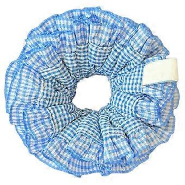 Æstetiske Scrunchies Elastisk Flerlags Blonde Hårreb Bryllupsfest Strand Hovedbeklædning Store Knolde Hårelastik Ternet Scrunchy DEEPBL DEEPBL