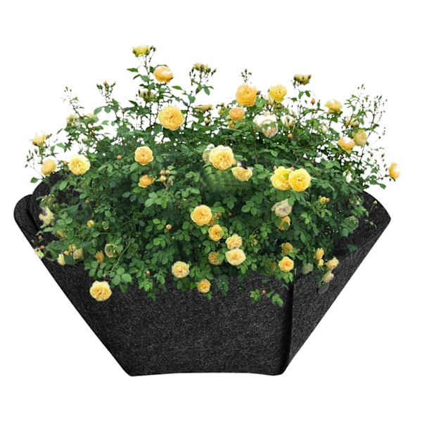 4 stykker cirkulær filt blomsterpotte kurvforing for at forhindre fugle i at bygge rede. Kokosforing erstatning, 14 tommer
