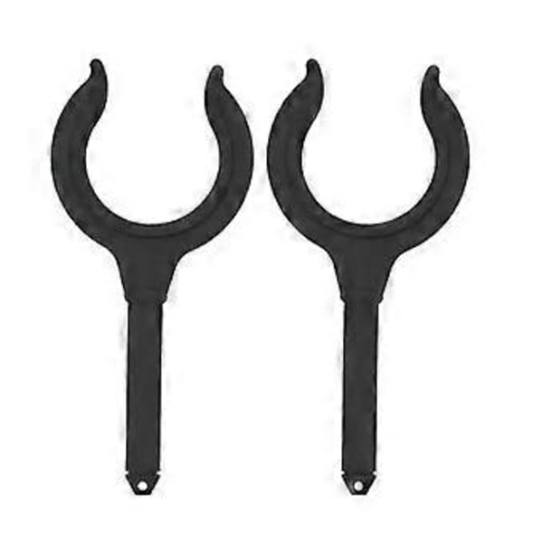 2 st Båtar Årlås Fiske Spöhållare Fästen Årklyka Horn Sidomontering Fiske Spö Båtar Krok Paddelhållare Enkel Installation Svart Black