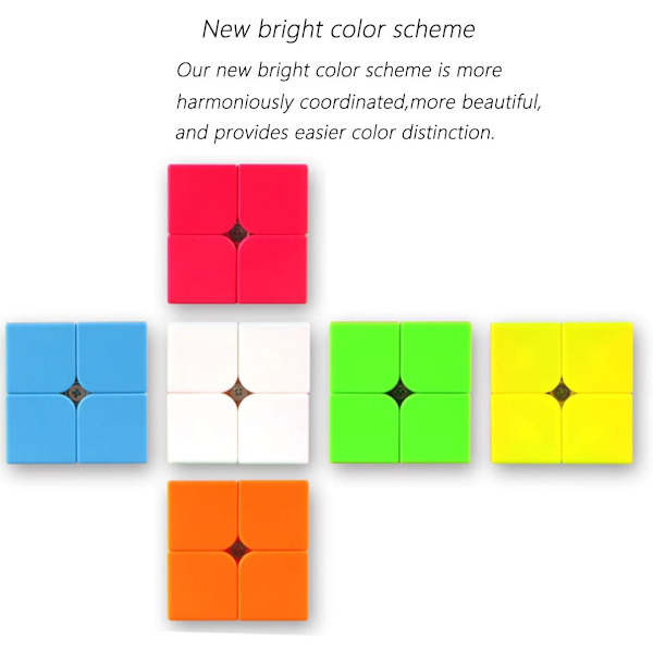 Magic Cube 2x2 2x2x2 Stickerless Magic Puzzle Magic Speed ??Cube