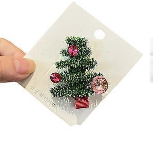 Julgransformad hårnål för tonåringar Y2k-tjejer Söt Charm Hårspännen Estetiska Håraccessoarer 12 12
