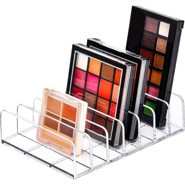 Paletter Organizer, 7-fack Plast Makeup Organizer Eyesh