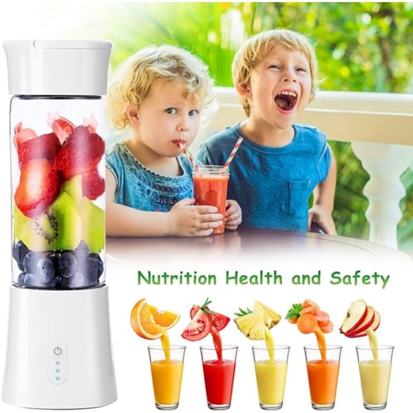 78*240mm Hvit US Mini Blender Fruktjuice Press Smoothie Blender