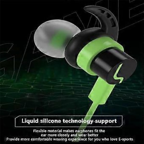 Langalliset peli kuulokkeet Mikrofoni kuulokkeet Langalliset nappikuulokkeet In Ear Bass Stereo