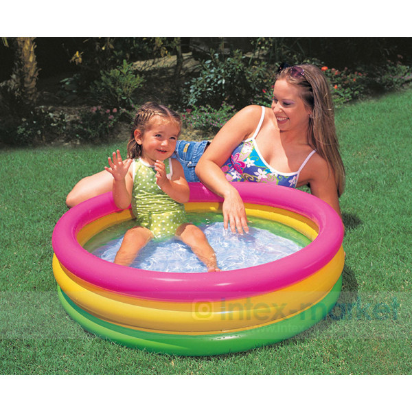 Sunset Glow Swimming Pool