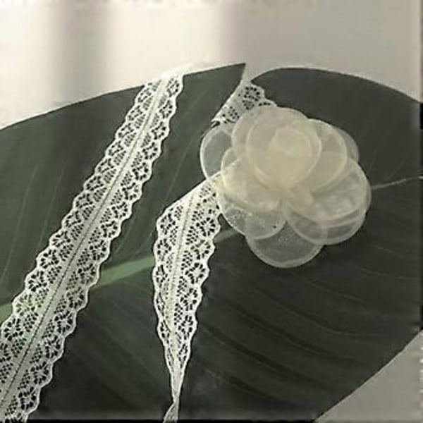 Goottikaulakoru naisille, pitsikaulus kaulakoru kamelia pitsikaulakoru kukkakaulakoru ruusukaulakoru musta Black
