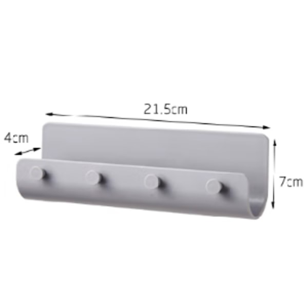 Grå Minimalistisk Tastatur, Selvklæbende Nøglebjælke Nøgle