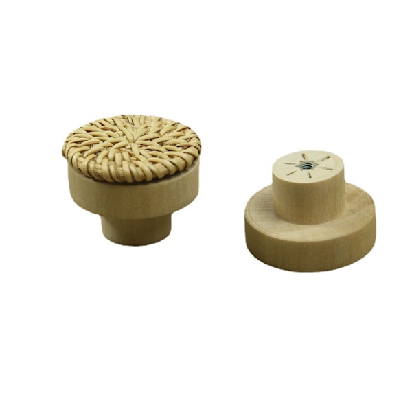 12-pack Bohemia-stil Runda Rattan-knoppar Handgjorda Med