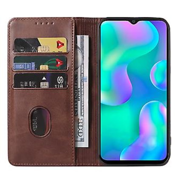 Läderfodral för vivo Y3s 2021 Brown