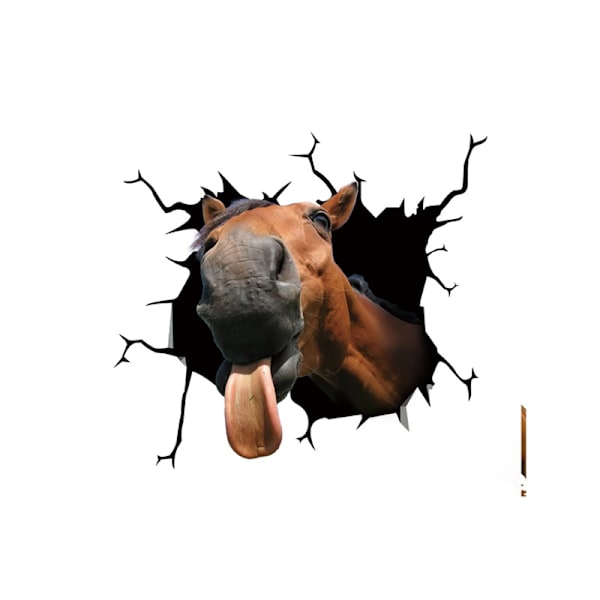 Autovindu Hest Klistremerke