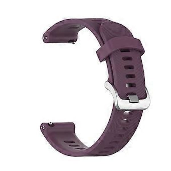 Silicone Udskiftningsrem til Garmin Forerunner 245 645 Music Deep purple