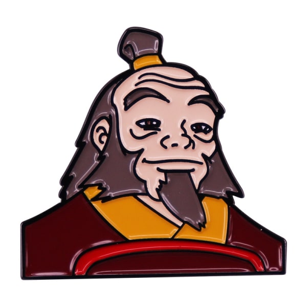 Avatar Uncle Ailuo brosch tecknad karaktär badge