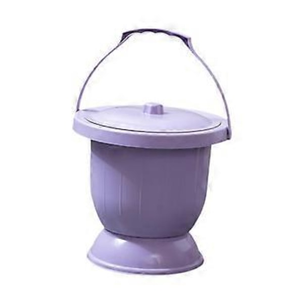 Nattkärl Spottkopp med Lock Förtjockad Urinflaska Natturinal Portabel Spottkopp Urinalkruka för Camping Barn Vuxna (Lila L) Purple L