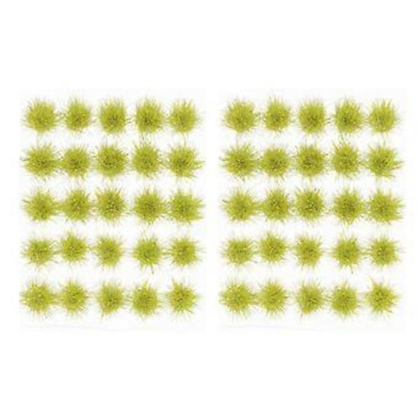 1 Eske Simuleringsgressklynge Dekor Sandbord Dekorativ Gressklynge Green