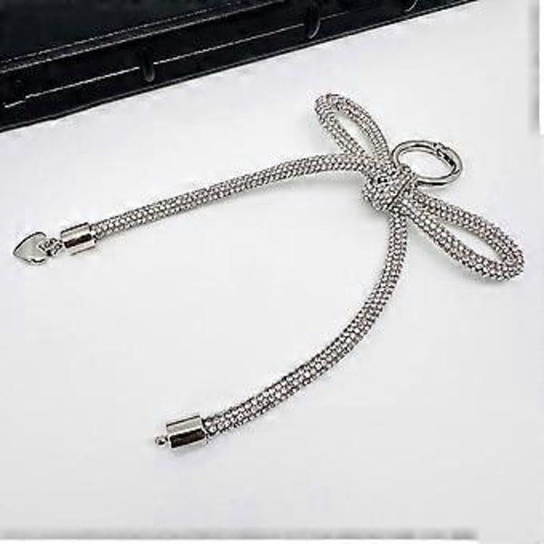 Yndig Rhinestone Sløjfe Hænge Ornament Nøglevedhæng og Taske Tilbehør Trendy Håndlavet Gave til Kvinder Damer Style 3
